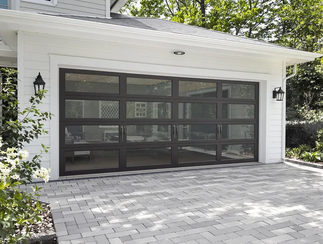 Long Beach Garage Door Repair design specialist presenting custom garage door options to Long Beach homeowner
