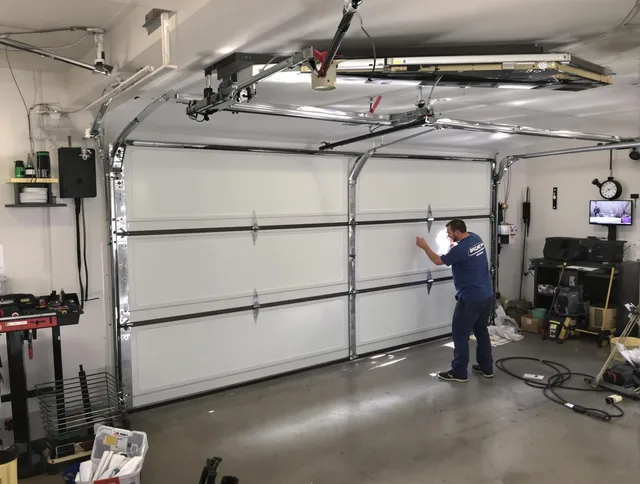 Professional garage door repair service by Long Beach Garage Door Repair in Long Beach