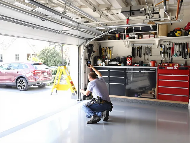 Local garage door repair service by Long Beach Garage Door Repair in Long Beach