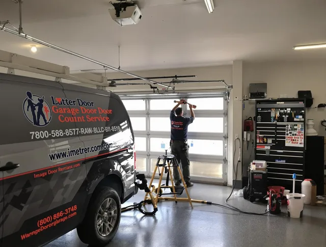 Long Beach Garage Door Repair team performing same-day garage door repair in Long Beach